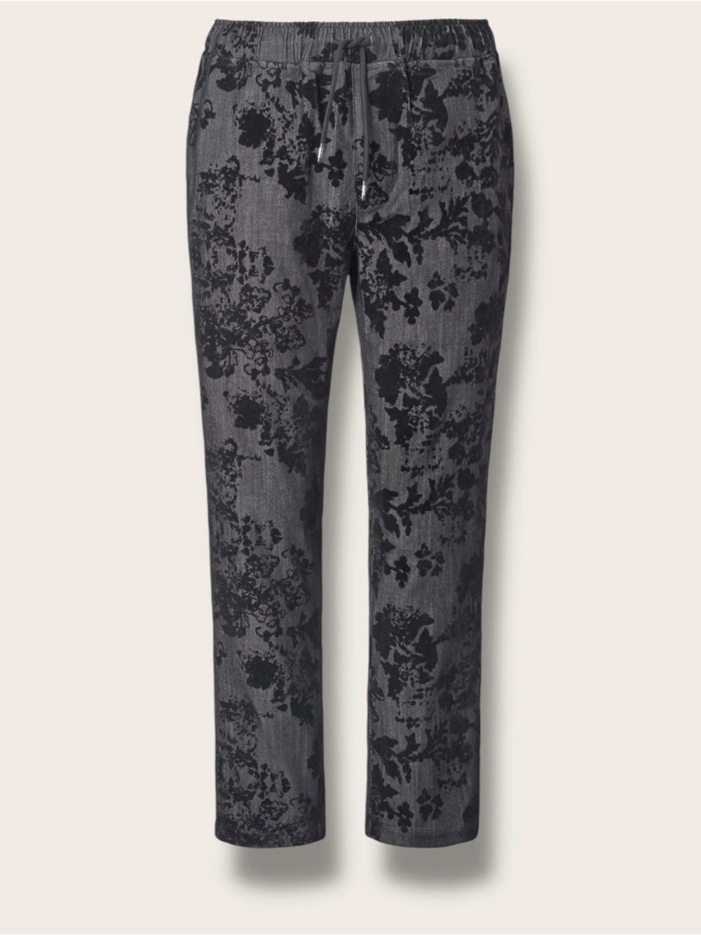 Major Threads $110 Black Rose Pinn Strap Trouser 100% Cotton XL 38/40 velvet